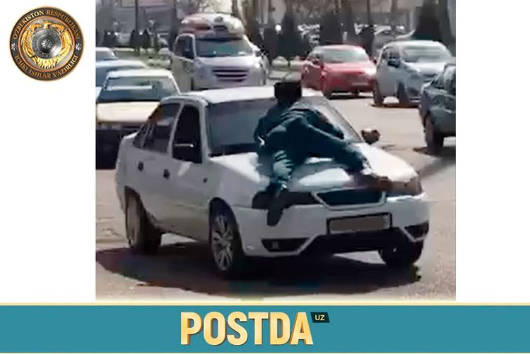 YPX xodimini avtomobilida sudrab ketgan haydovchi ozodlikdan mahrum etildi