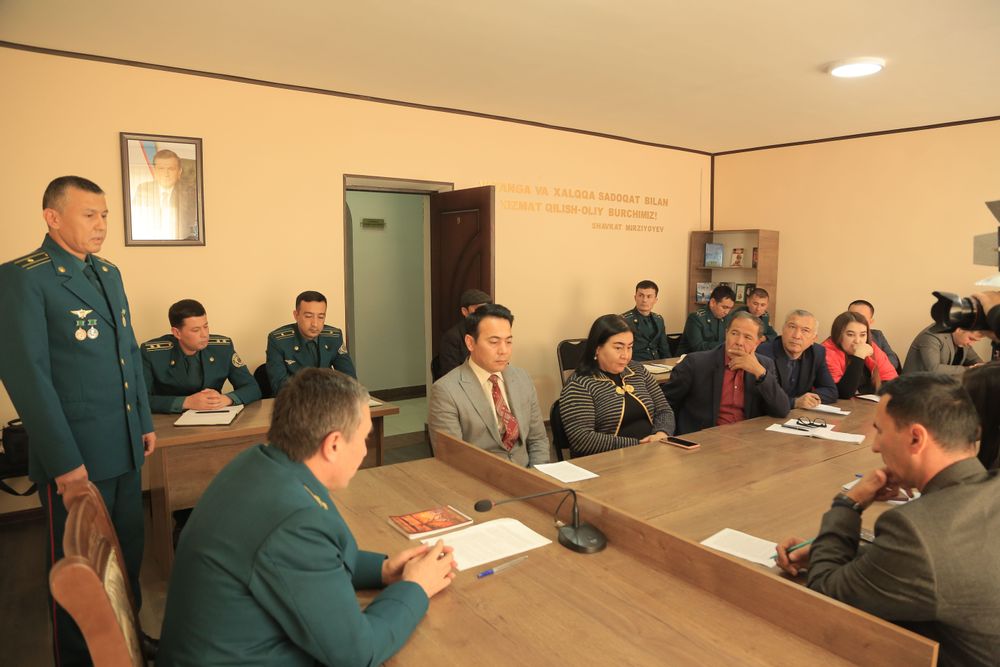 Boshqarmada OAV vakillari uchun press-tur