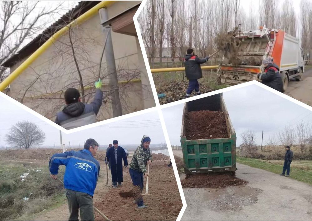 Благоустраиваются махалли