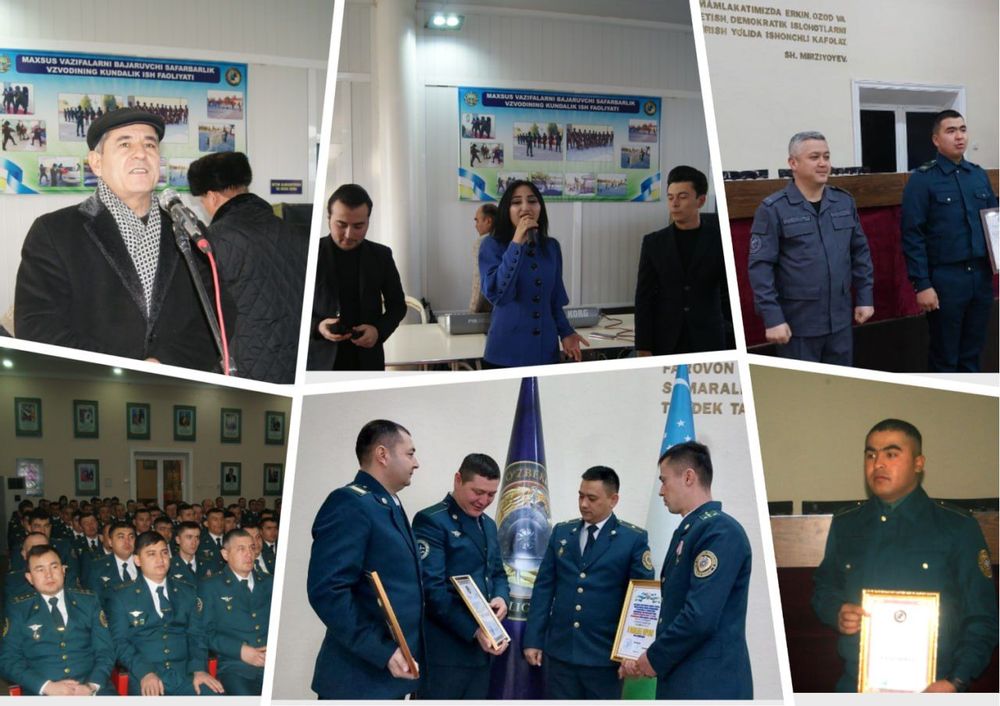 ФИДОЙИ ҲАРБИЙ Хизматчилар ТАҚДИРЛАНДИ