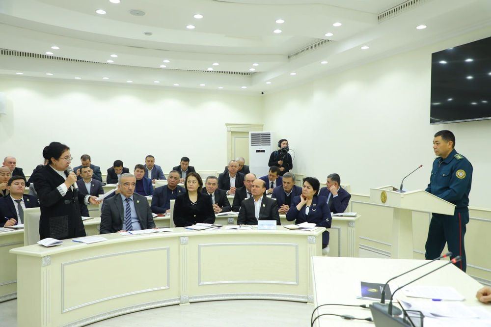 Боснқарма боснлиғининг ҳисоботи тингланди