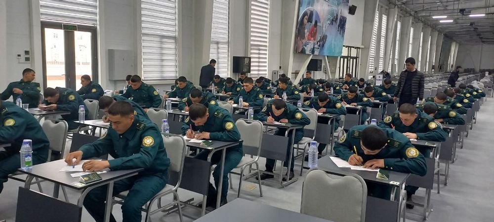 Аскарлар тест синовларини топширди