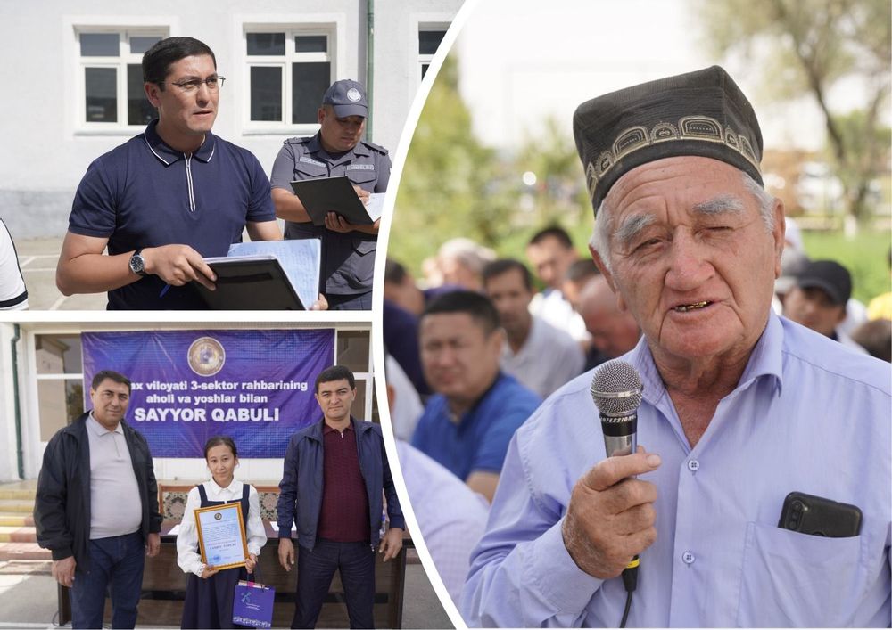 Boshliq oʻrinbosarining sayyor qabulida