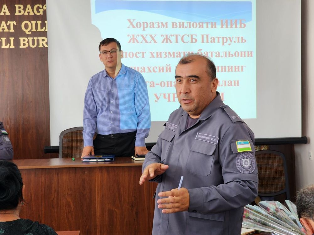 Кун тартибида хизмат интизоми