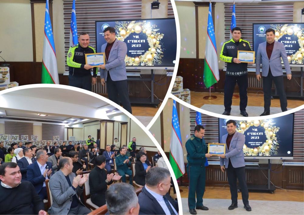 Тақдирланган фидойи ходимлар