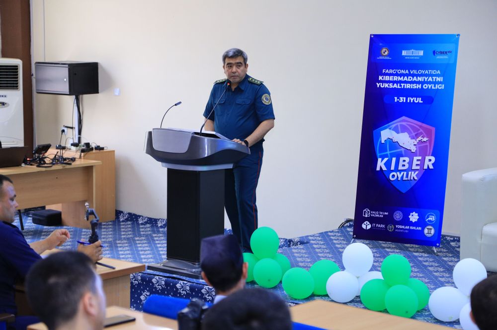 Фарғонада “кибермаданиятни юксалтириш” ойлиги” бошланди