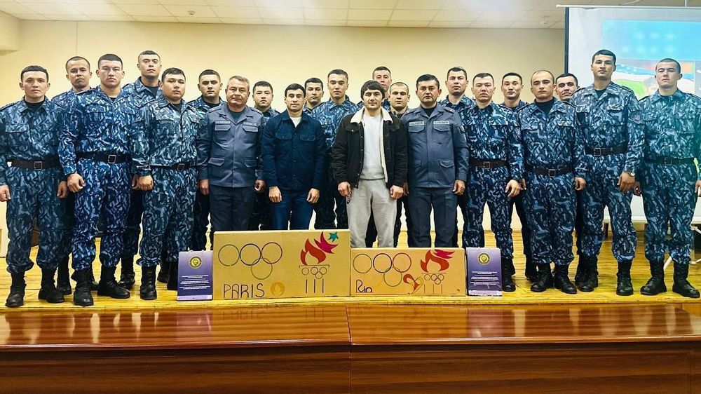 Чемпионлар билан учрашув